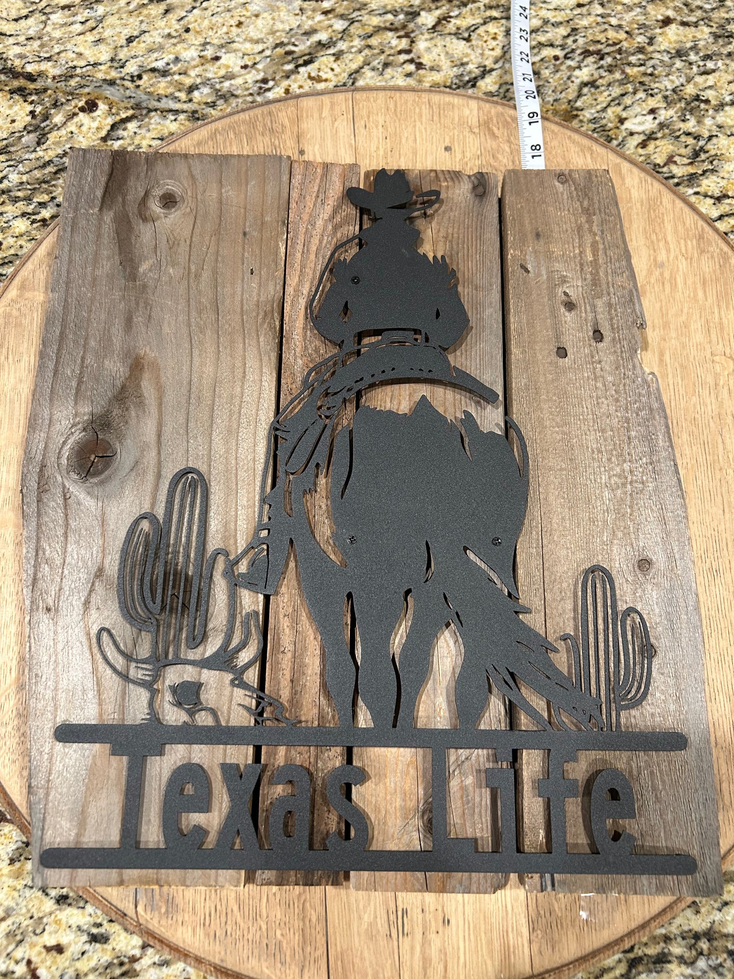 Texas Life on Barn Board