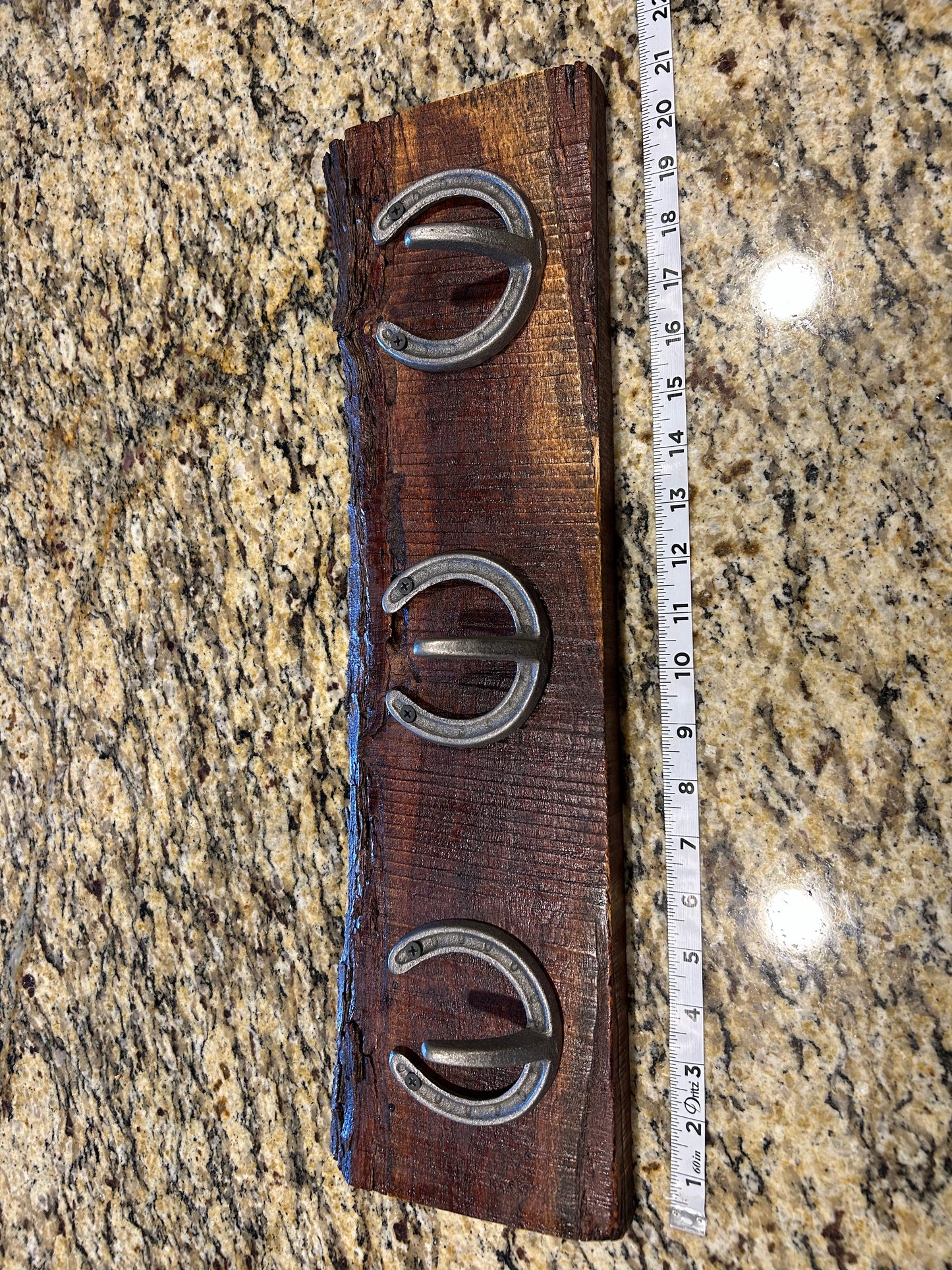 Horseshoe Hooks on Mesquite