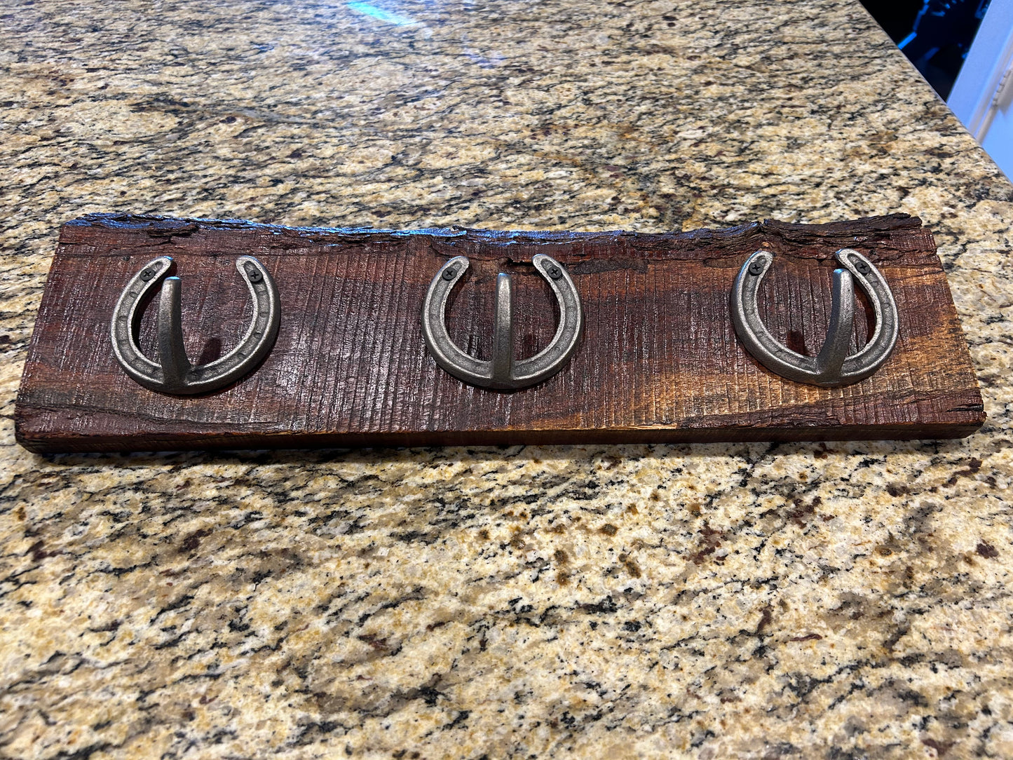Horseshoe Hooks on Mesquite