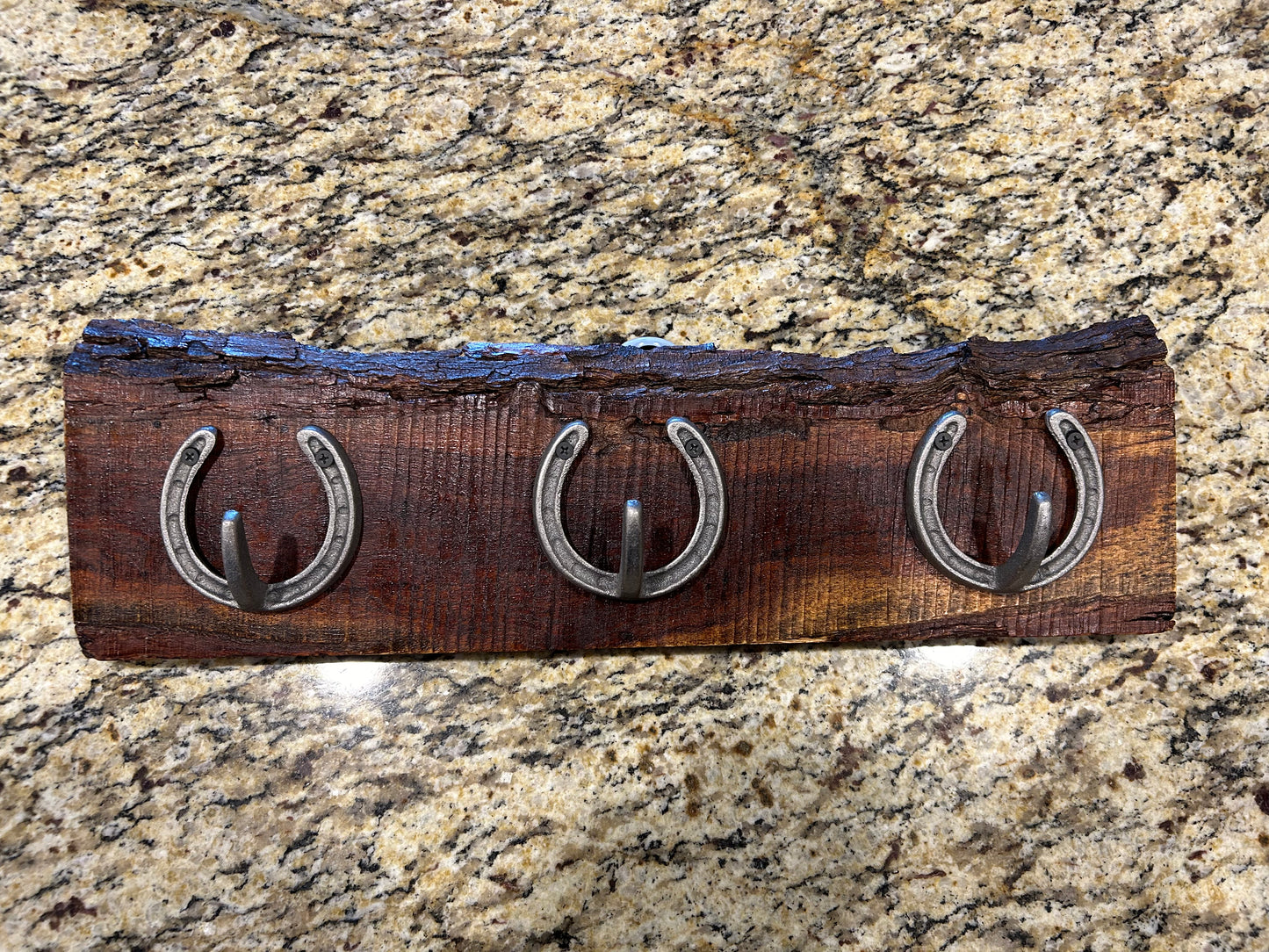 Horseshoe Hooks on Mesquite