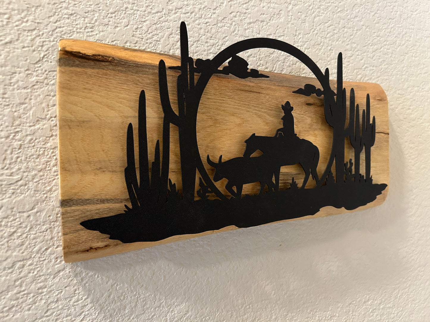 Western Cowboy and Steer