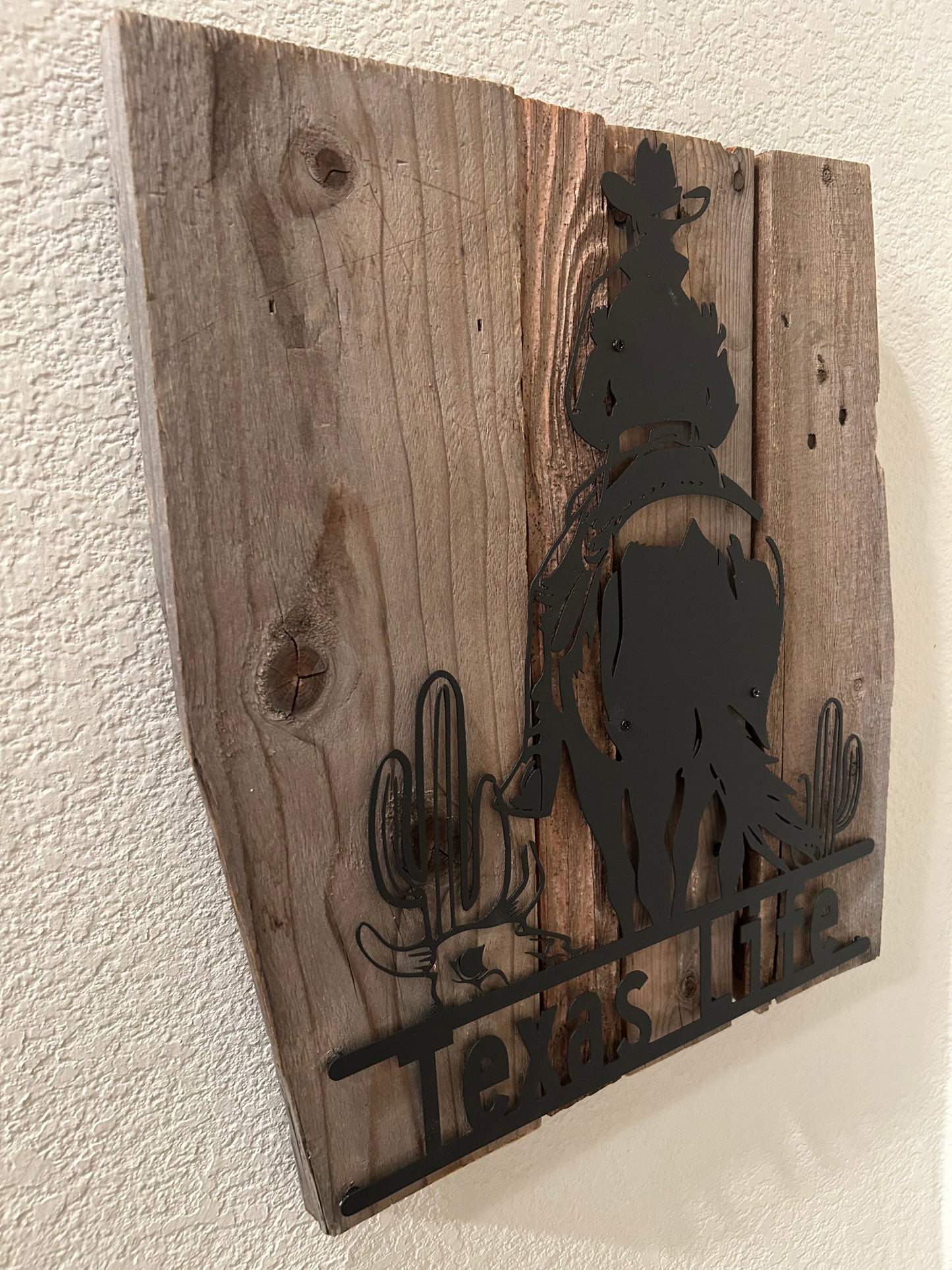 Texas Life on Barn Board