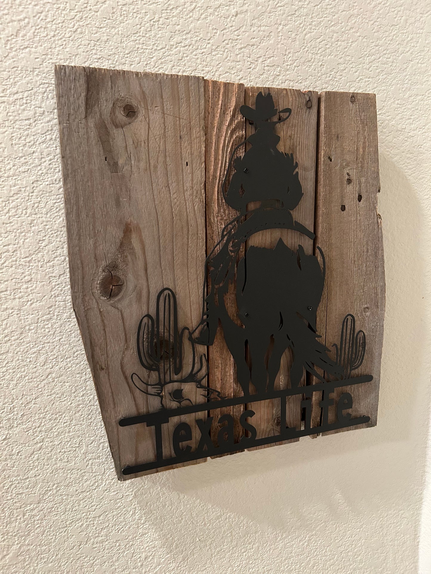 Texas Life on Barn Board