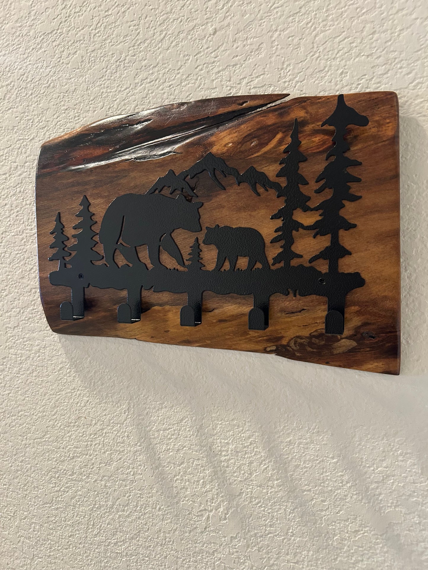 Bear and Cub Key/Lanyard Holder