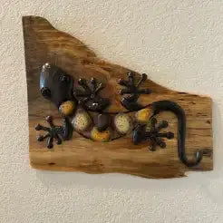 Lizard on Spalted Live Edge Maple
